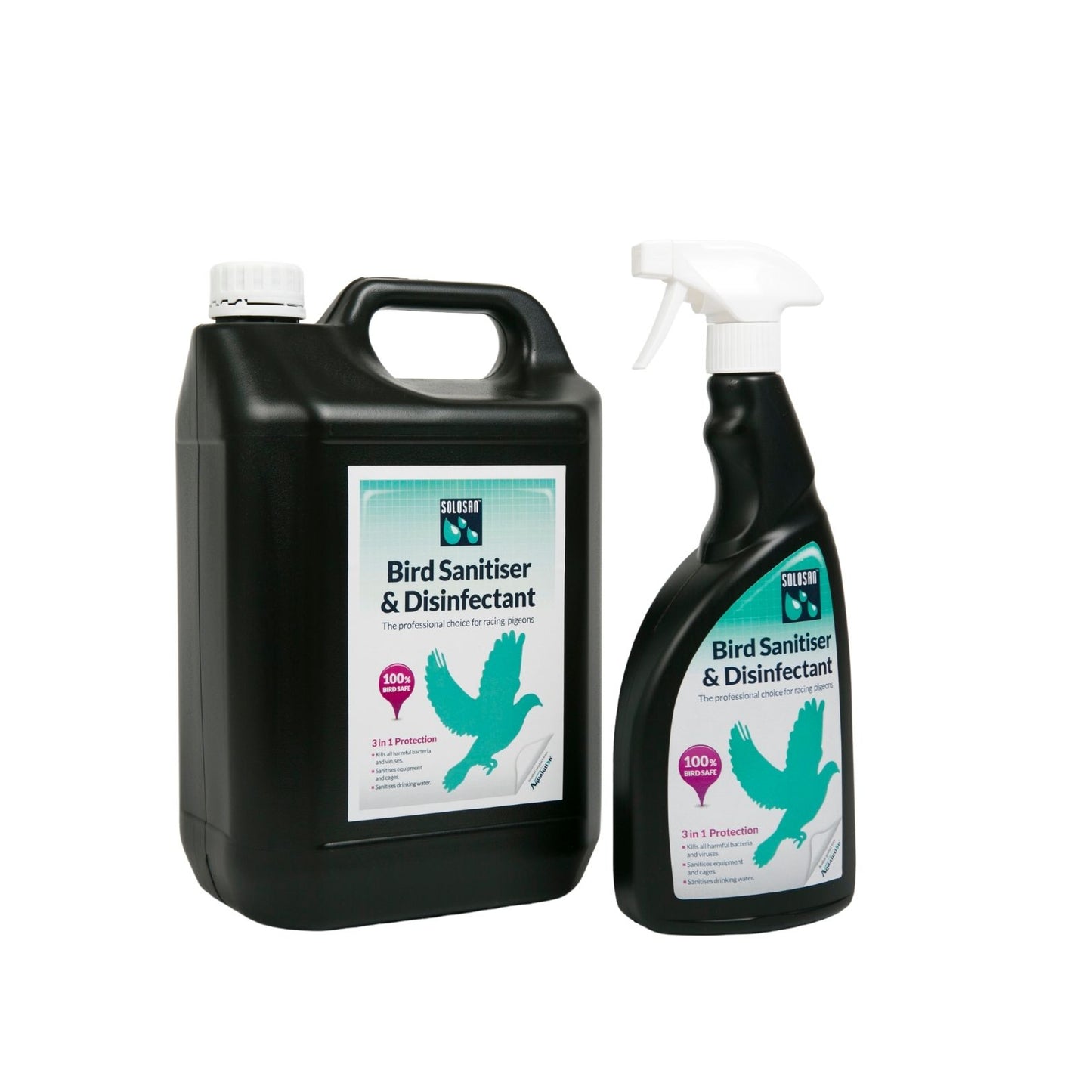 Solosan for birds 3 in 1: 750ml + 5L promotion